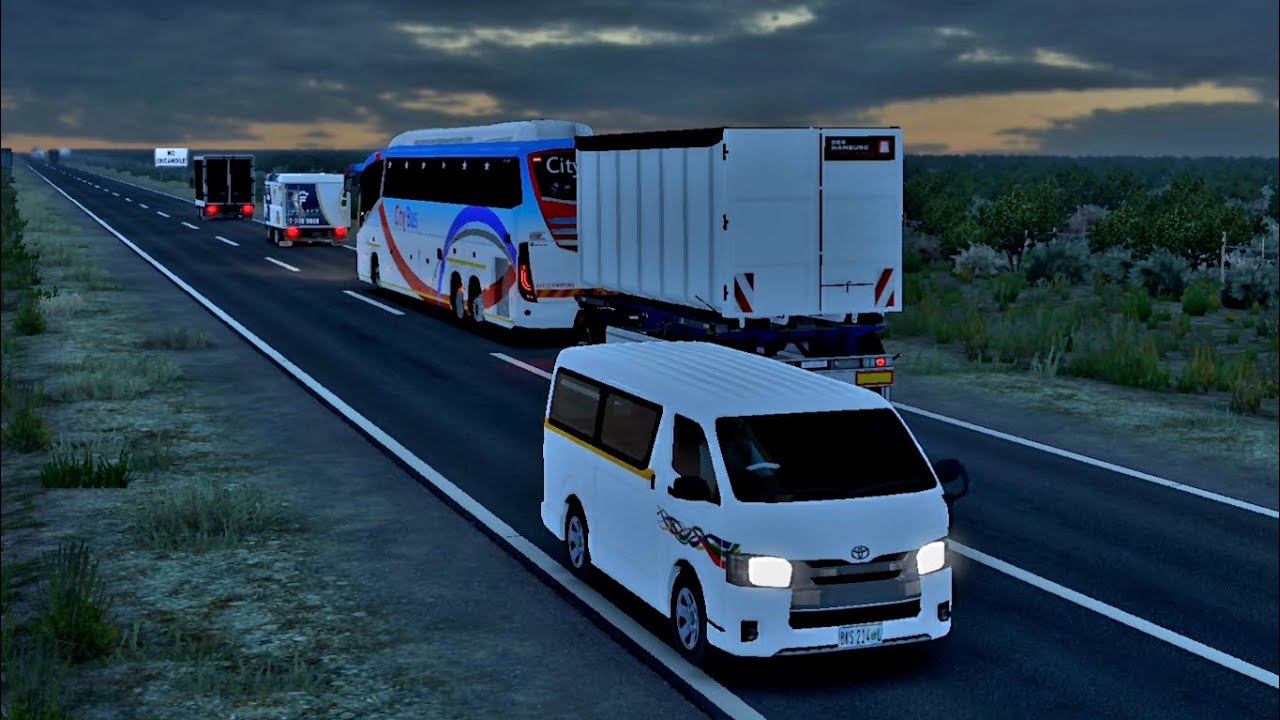 citybus irizar i6s | ets2 1.50 bus mod|pulling trailer |african style| enroute to harare zimbabwe