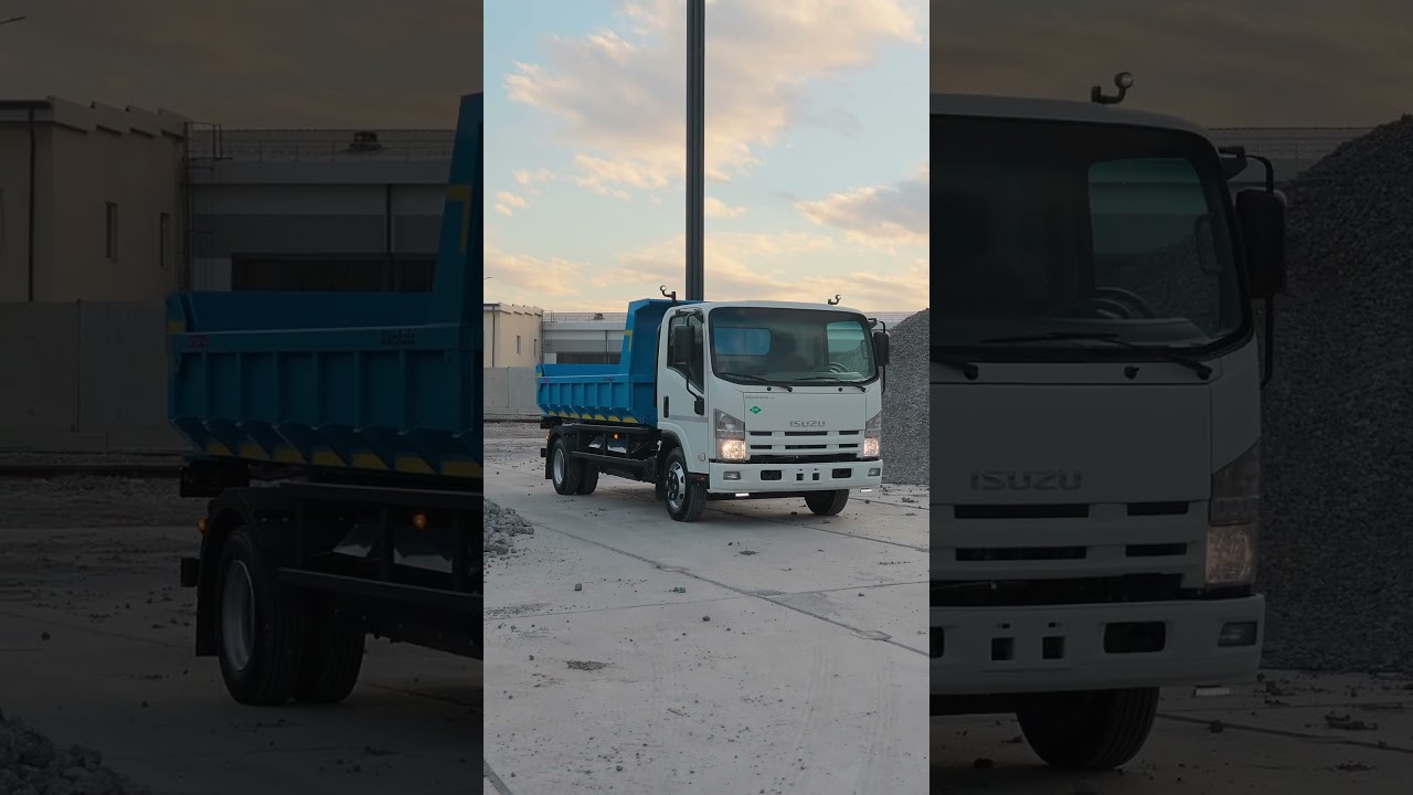 ISUZU o&rsquo;zi ag&rsquo;dargich qurilish, logistika va kommunal xizmatlar uchun ishonchli texnikadir #samauto