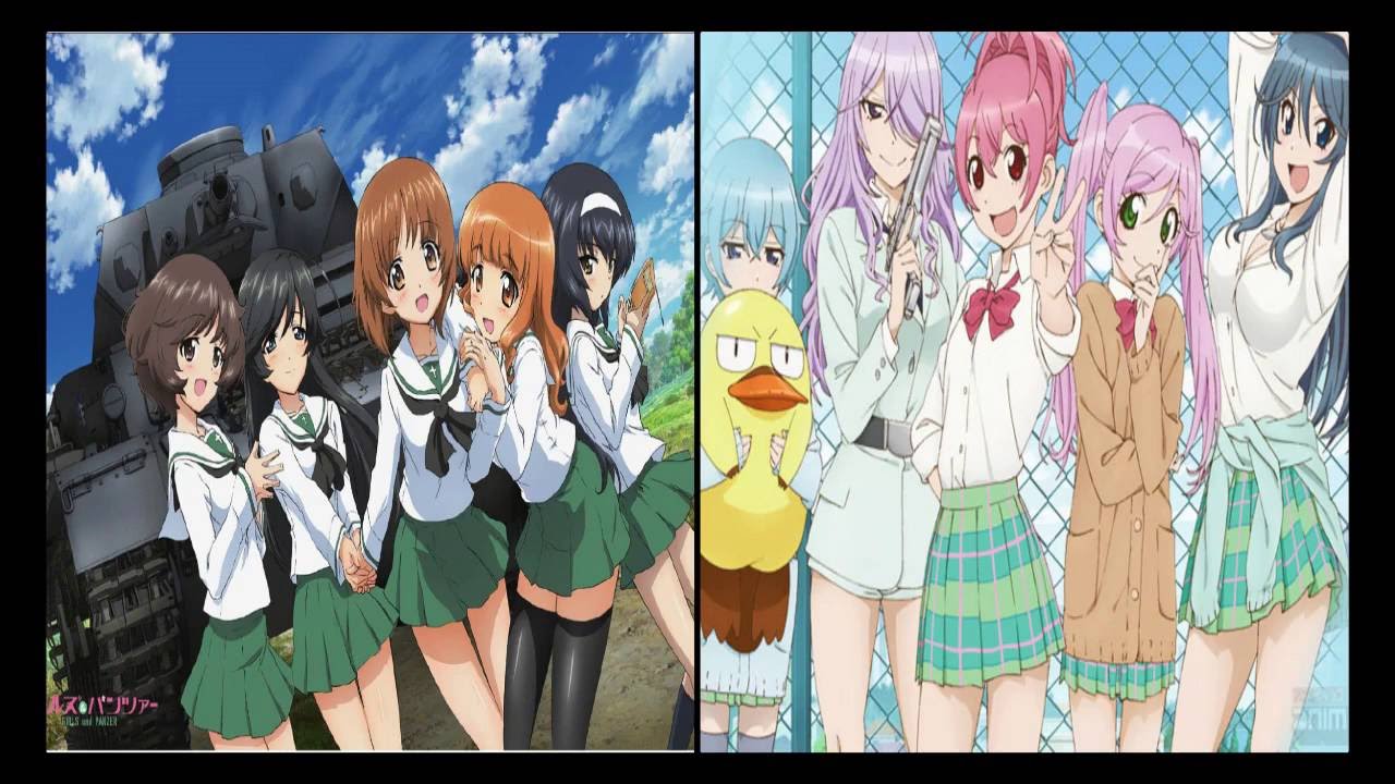 Girls Und Panzer+Sabagebu Anime Recommendation!!!