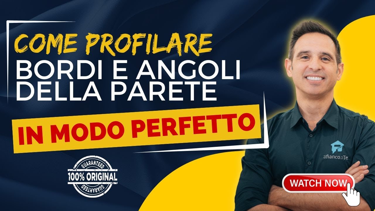 COME PROFILARE BORDI E ANGOLI DELLE PARETI