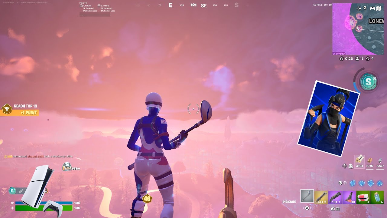 PS5 Slim Fortnite PlayStation Cup Highlights (4K 60FPS)