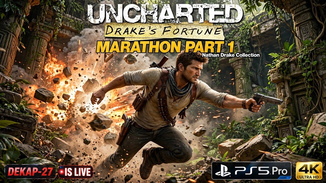 Uncharted Nathan drake collection Marathon part 1