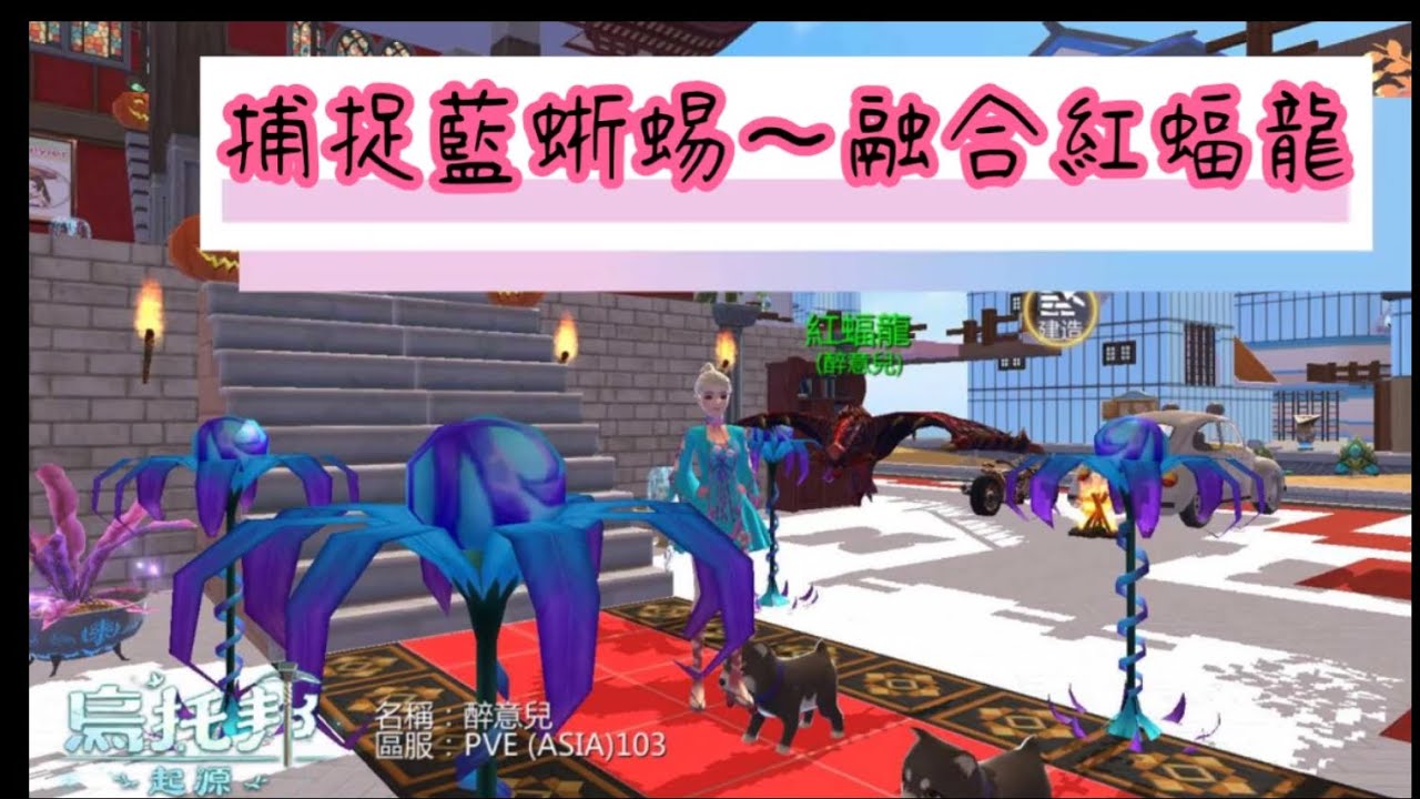 《醉意兒》烏托邦起源-捕捉藍蜥蜴-融合紅蝠龍