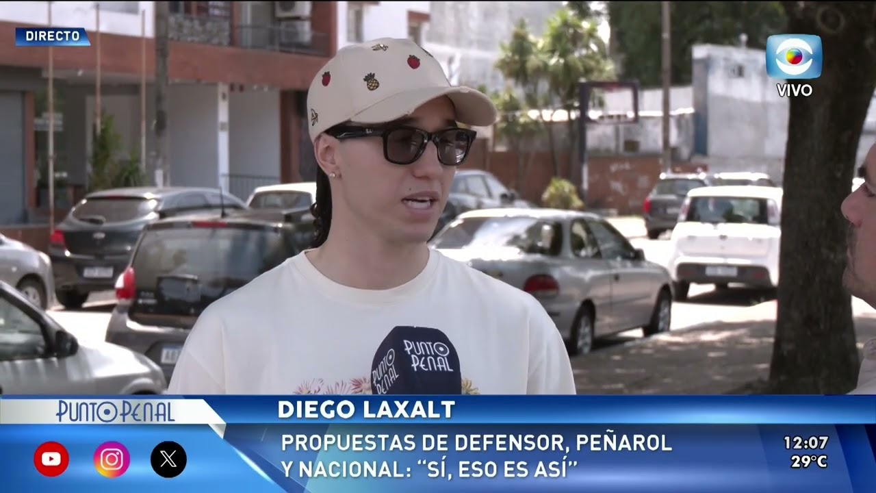 DIEGO LAXALT. ESTA MAÑANA HABLAMOS CON EL EXFUTBOLISTA DE DEFENSOR SPORTING Y LA SELECCIÓN URUGUAYA