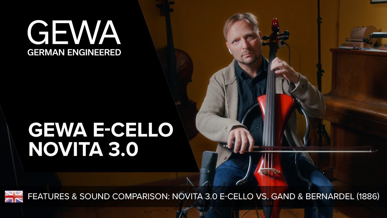 RAW SOUND COMPARISON & FEATURES 🇬🇧🎶 GEWA E-Cello NOVITA 3.0 VS. Gand & Bernardel Cello (1886)