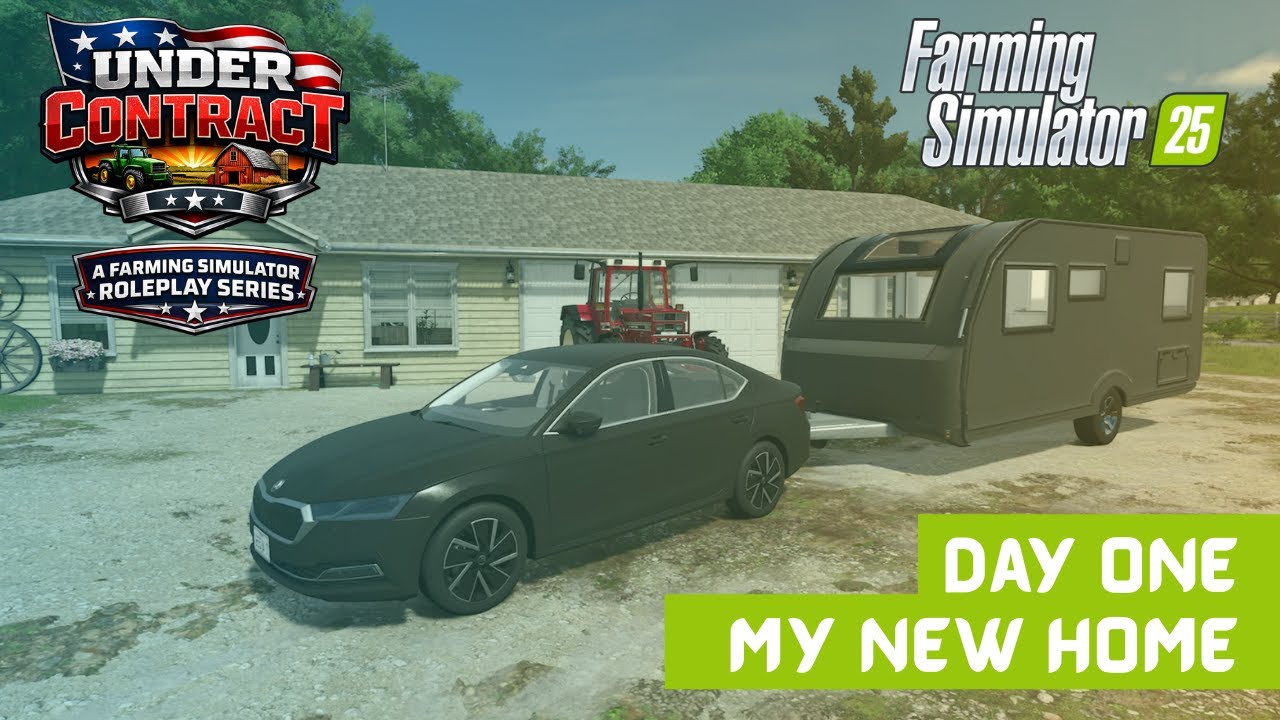 НОВЫЙ СЕРИАЛ | Начинаем всё заново в Америке | Первый день | Farming Simulator 25 - Ролевая игра