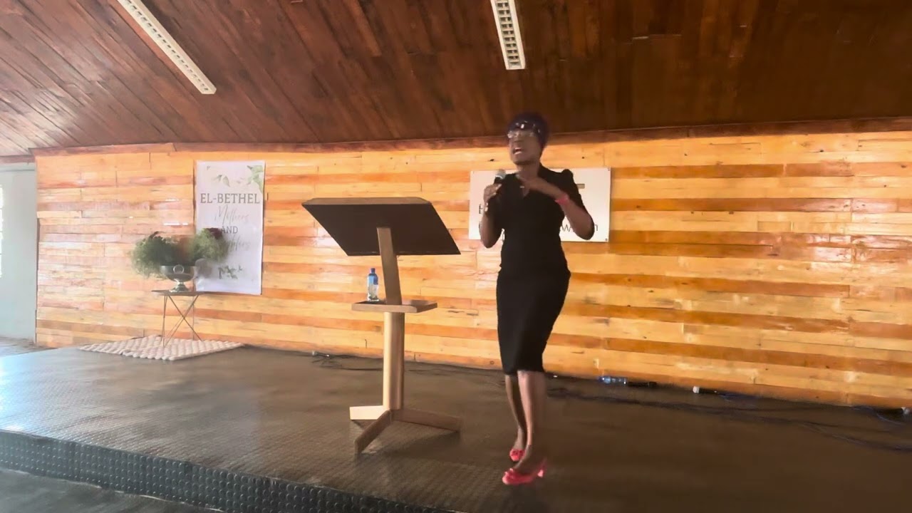 Pastor Mantsha preaching at Nellmapius. See it, Speak it and Sieze it! 