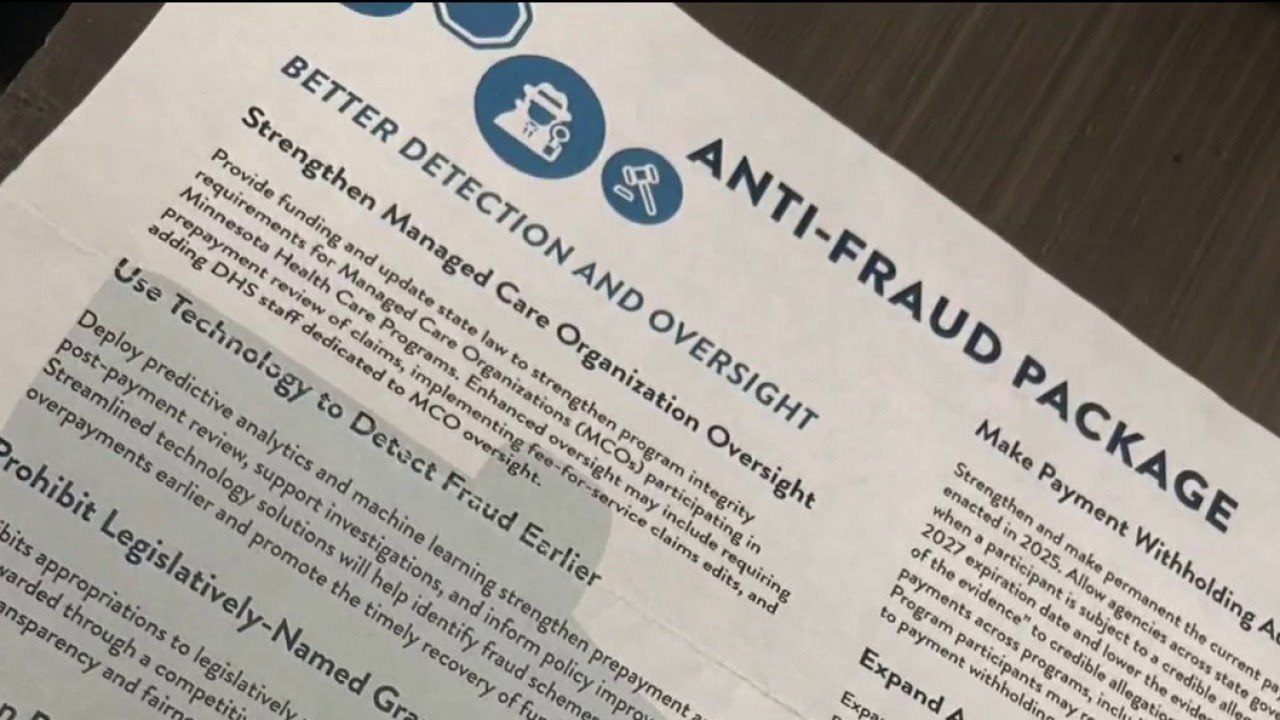 Walz lays out anti-fraud proposal for Minnesota
