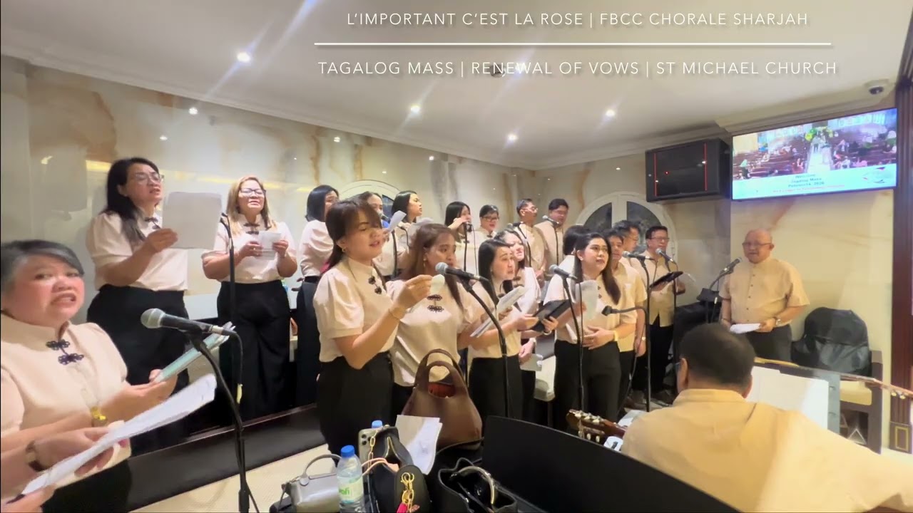 L’important C’est La Rose | Fbcc Chorale Sharjah 