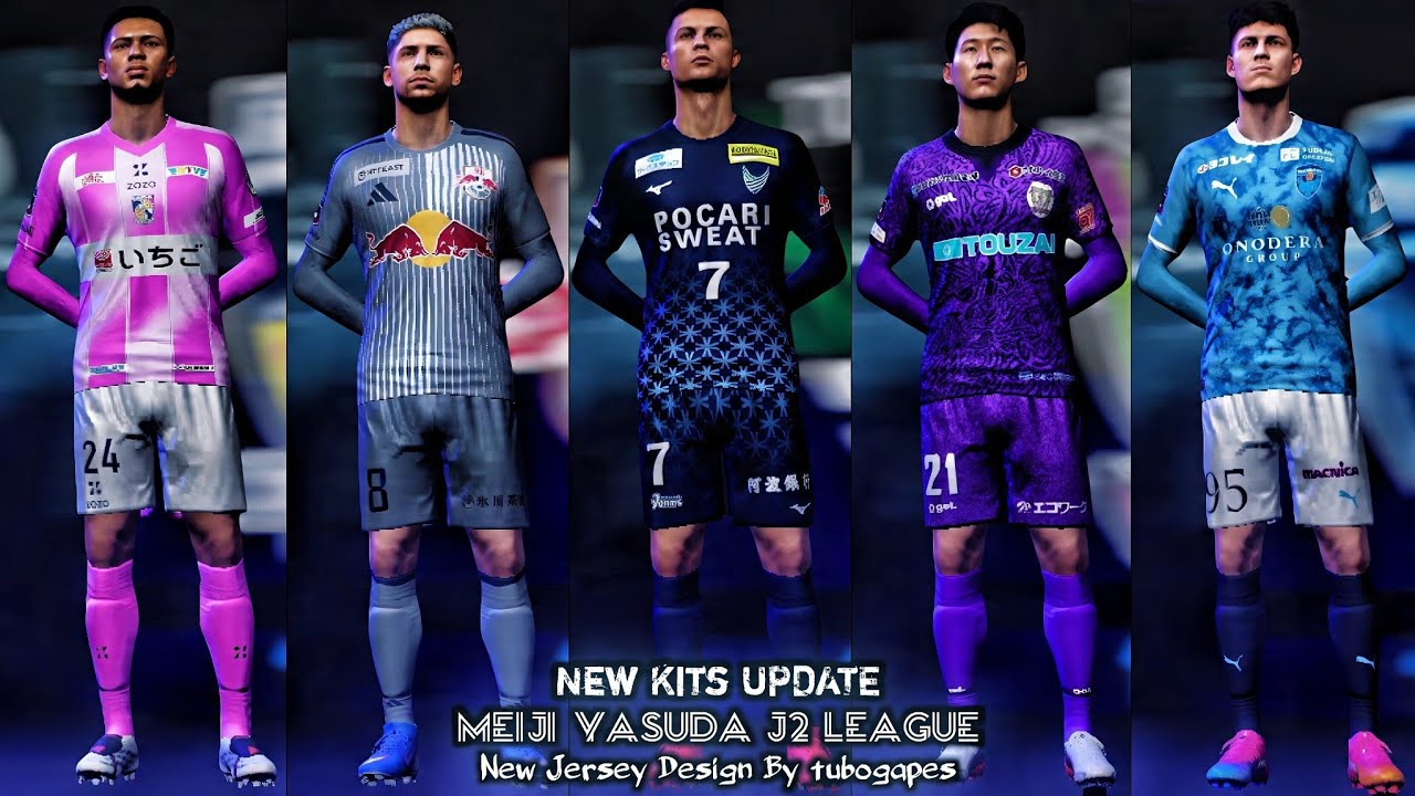 New Kits Update🔥 All Japan League Jersey Update. Meiji Yasuda J2 League eFootball 2027