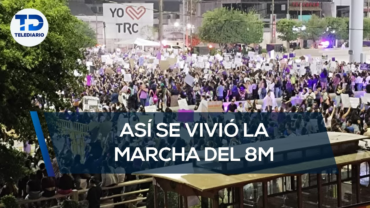 Así fue la marcha del 8M en la Comarca Lagunera