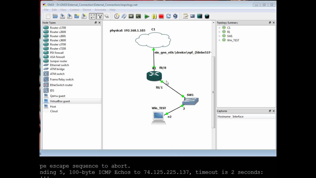 Connect GNS3 to LAN and Internet (Updated).avi