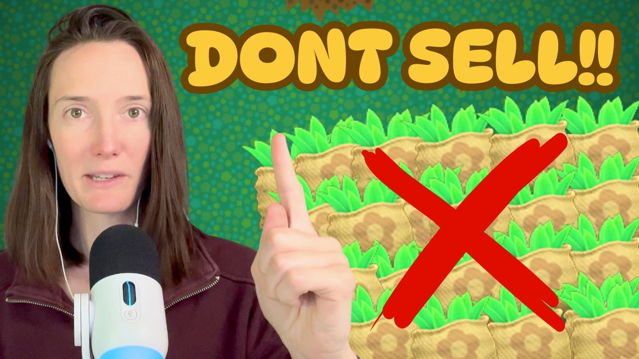 DON'T SELL YOUR WEEDS! Do This Instead (Animal Crossing Early Game)