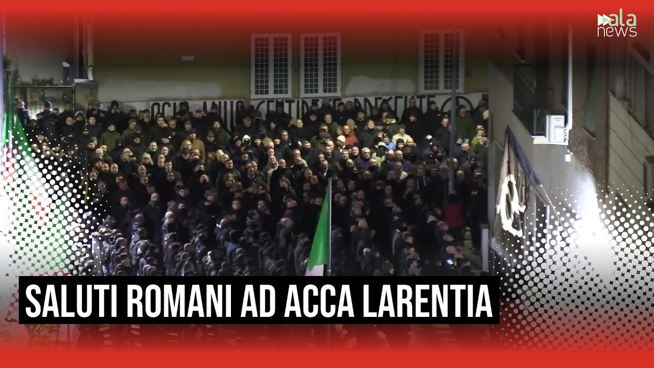 Saluti romani al rito del "presente" ad Acca Larentia