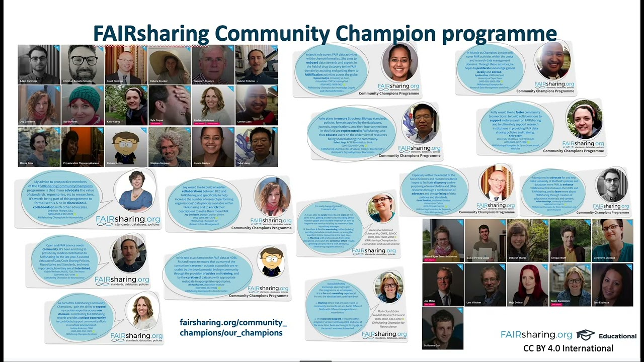 Interoperability Standards and FAIRsharing