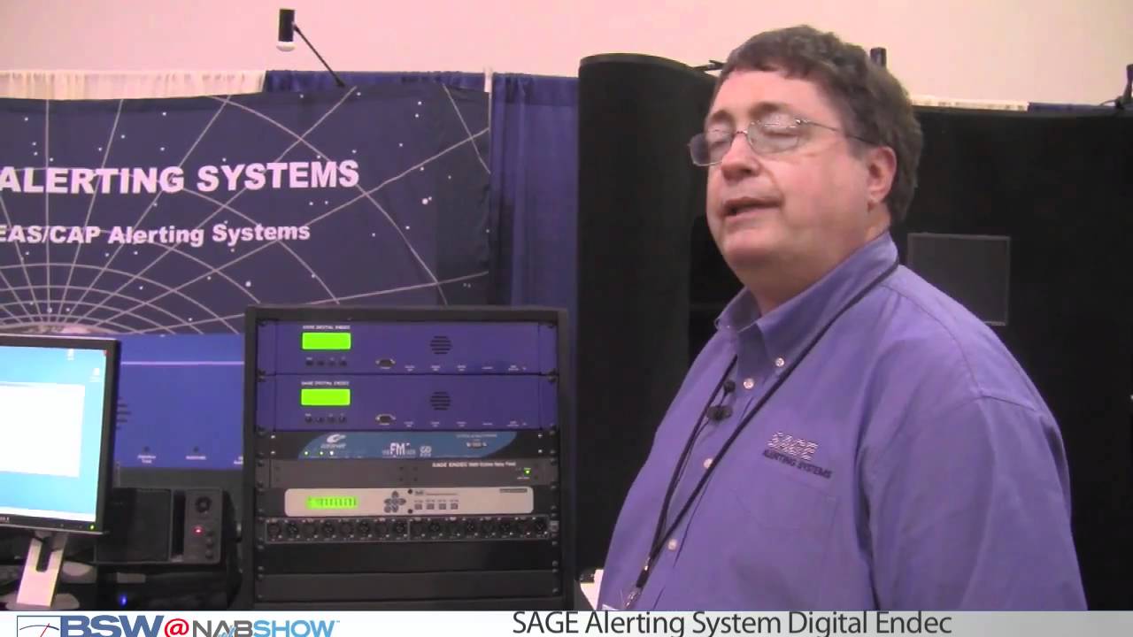 NEW! BSW NAB 2011 Sage Alerting System Digital Endec