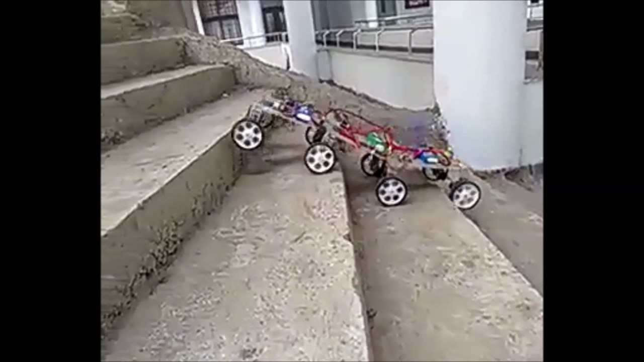 Circular Stair Climbing Compliant Modular Robot