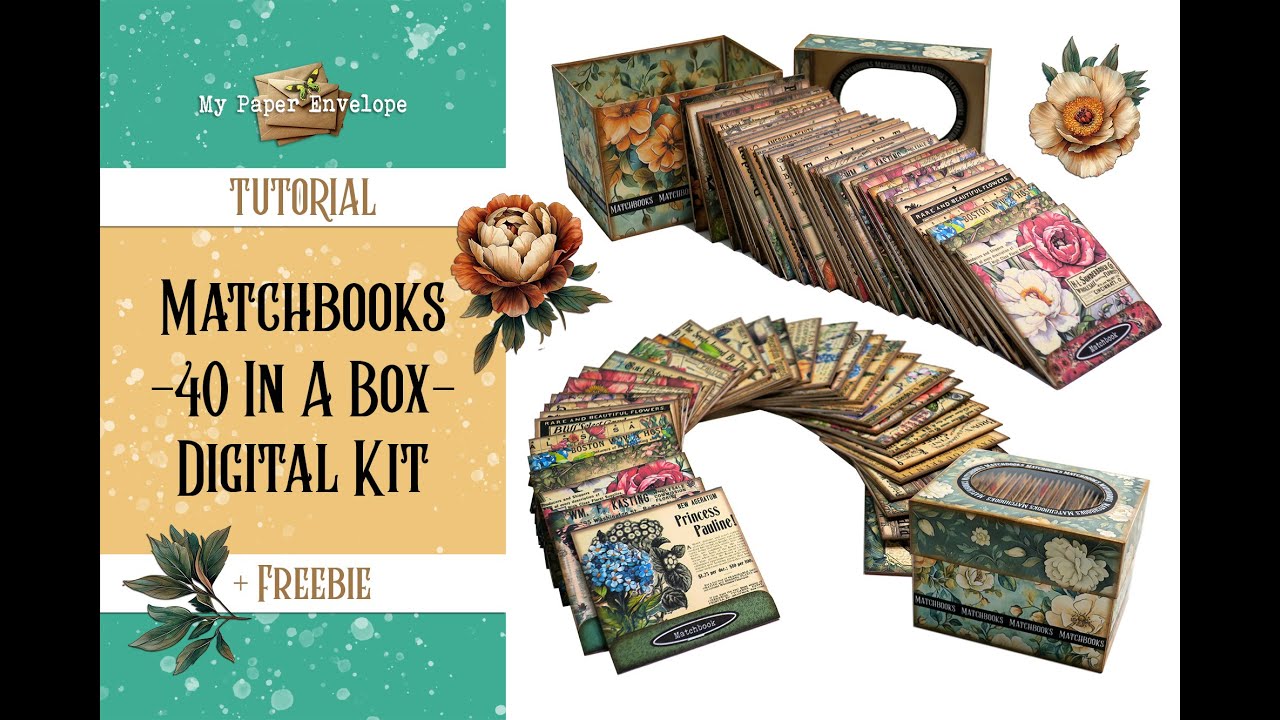 Matchbooks in a Box - Digital Kit and Freebie