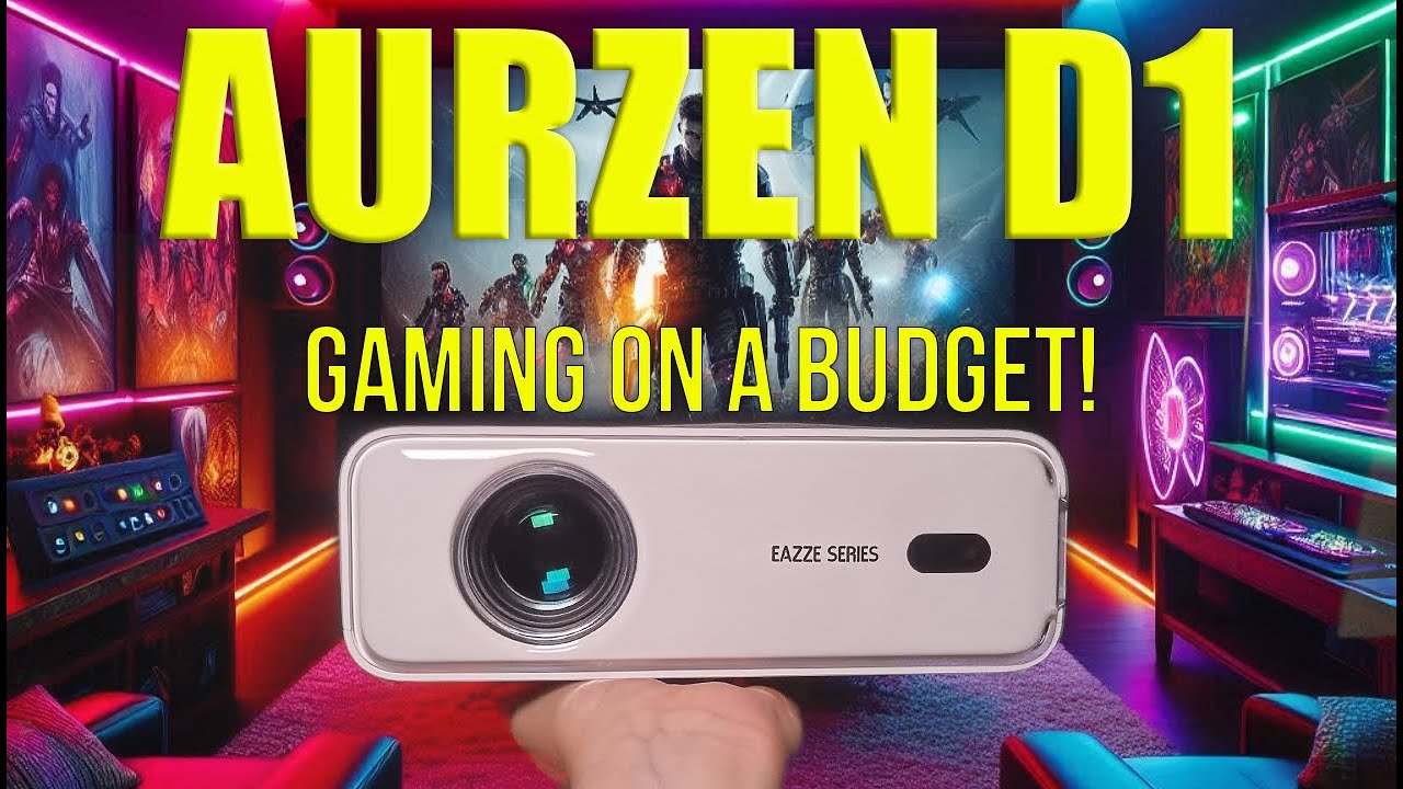 Aurzen D1 Review (The Best Budget Projector for movies and gaming)
