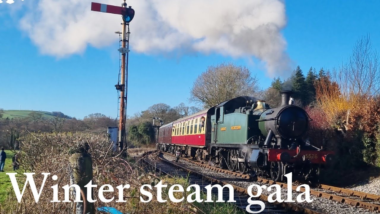 The south Devon railway winter steam gala 2025