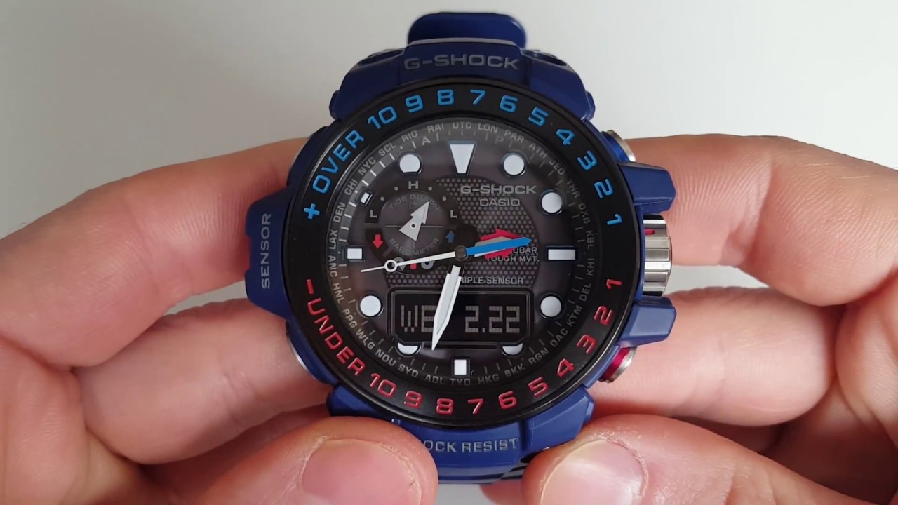 Настройка Casio G-Shock GWN-1000H-2A (Review)
