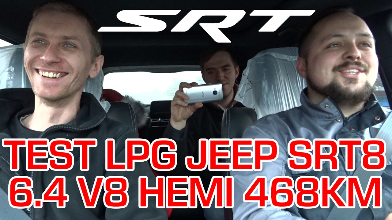 Test LPG Jeep SRT8 6.4 468KM V8 HEMI 2015r na gaz PRNS VSI-2.0 w Energy Gaz Polska
