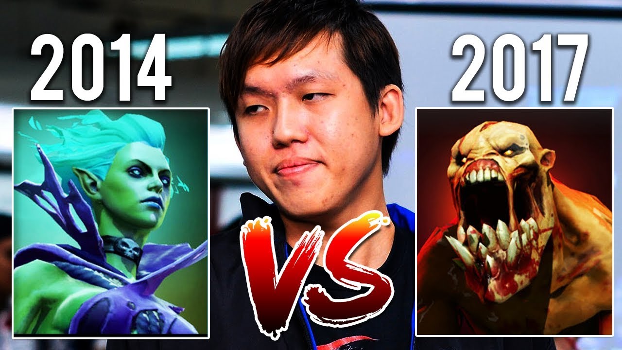 MuShi- The Great Escape | 2014 vs 2017 - Dota 2