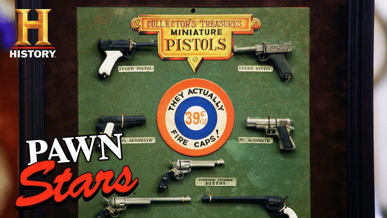 COREY STICKS TO HIS GUNS in Rare Toy Pistol Deal (Season 18) | Pawn Stars