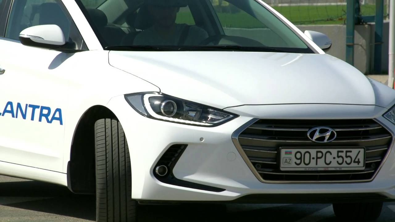 Kamran Ağayev Hyundai Elantra modelini test etdi
