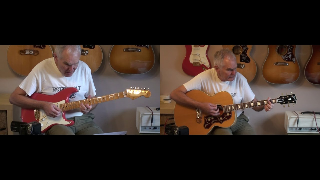Blue Star Lead & Rhythm. The Shadows Cover by Phil McGarrick. Free Tabs