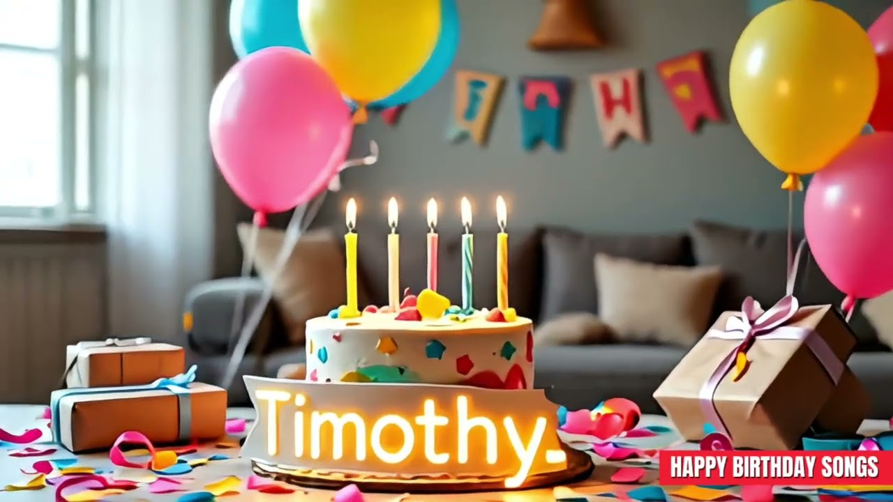 Timothy Birthday Song – Happy Birthday Timothy