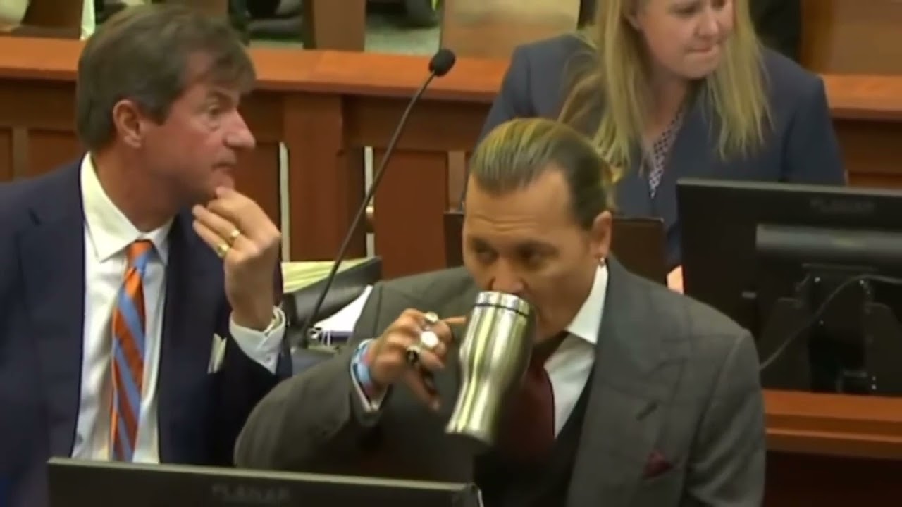 Johnny Depp  &ldquo;MEGA PINT&rdquo; in COURT