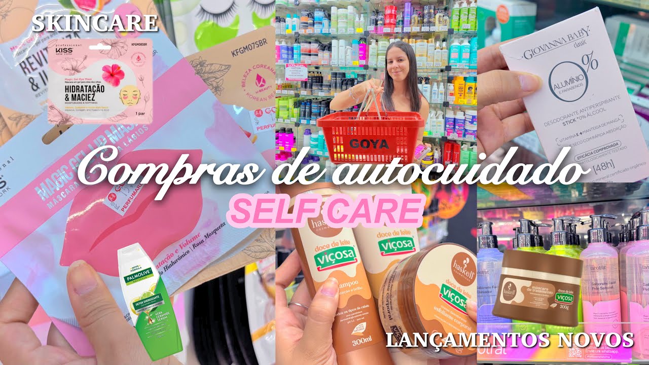 Vlog comprando produtos de autocuidado🧼🎀| self care haul, produtos de banho, skincare, lançamentos