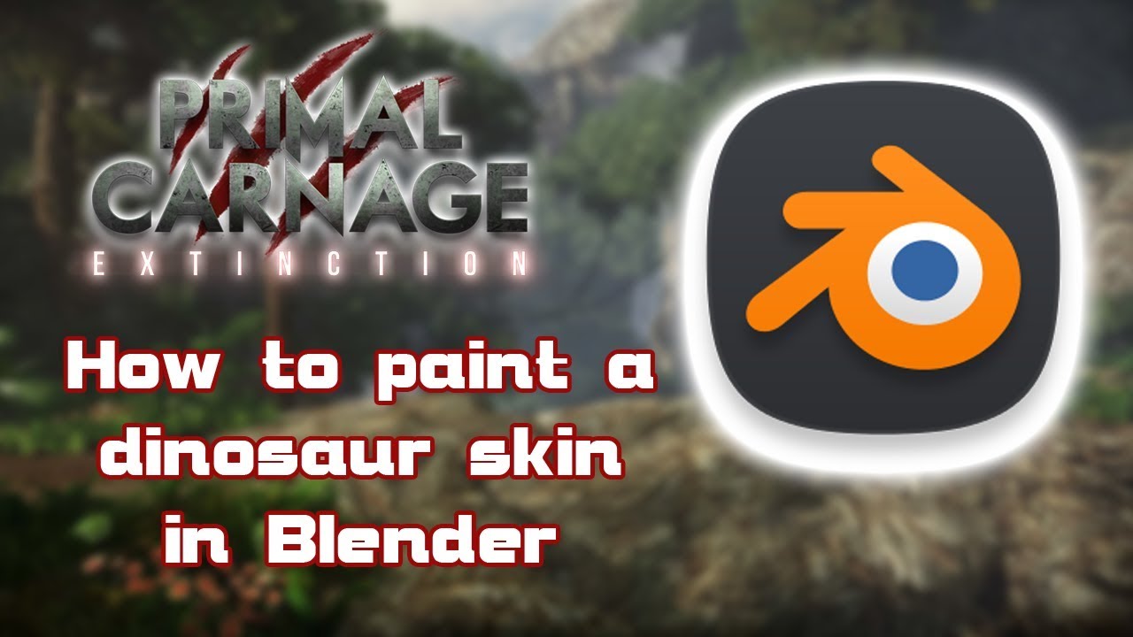 [Tutorial] How to Paint a Dinosaur Skin in Blender (Blender 2.7x)