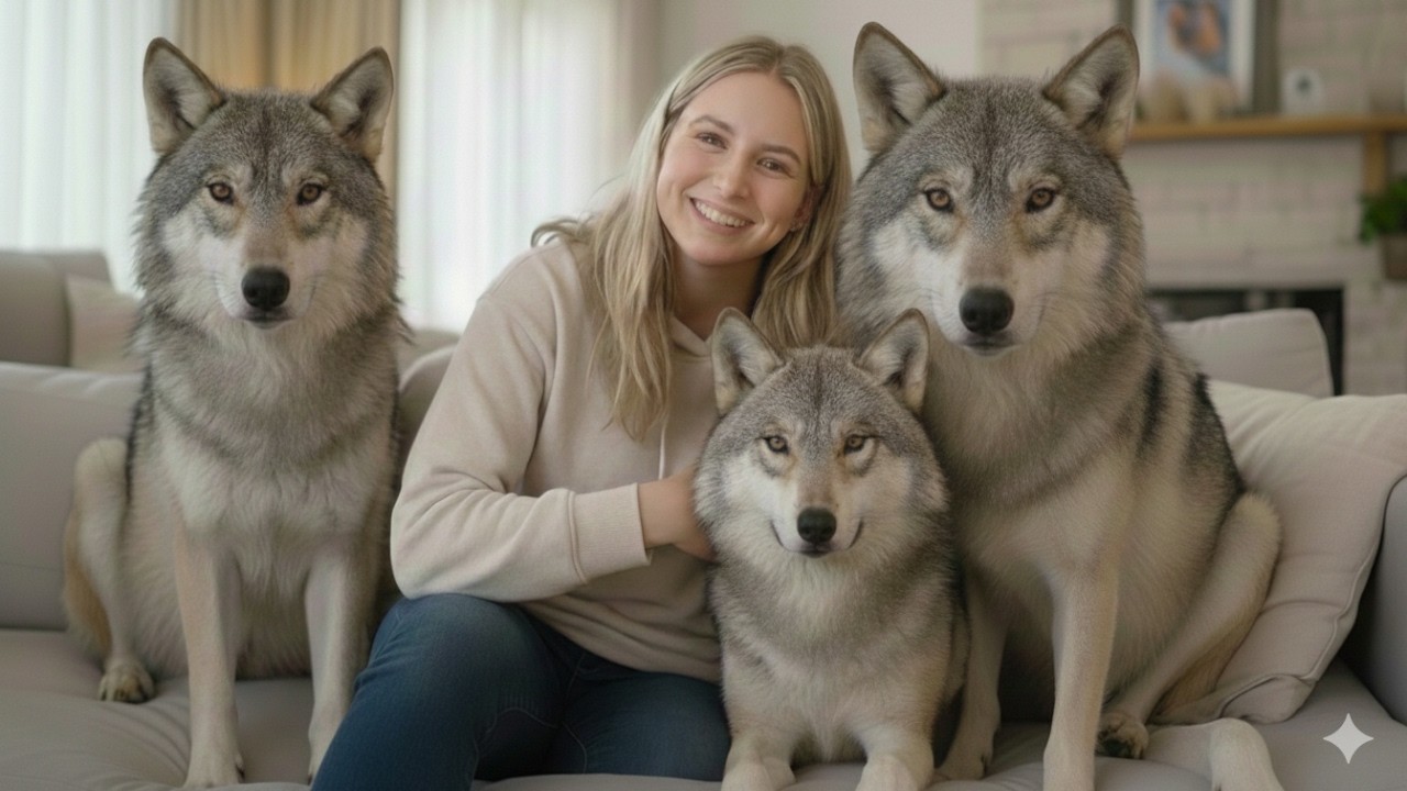 I Rescued THREE Baby WOLVES... Watch Them Grow to 240 POUNDS! 🐺🐺🐺