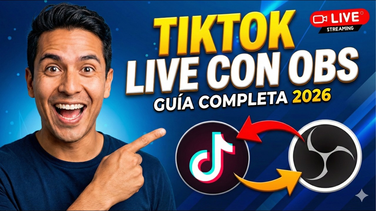 CÓMO TRANSMITIR EN TIKTOK CON OBS 🚀 (Método Streamlabs + Live Studio)