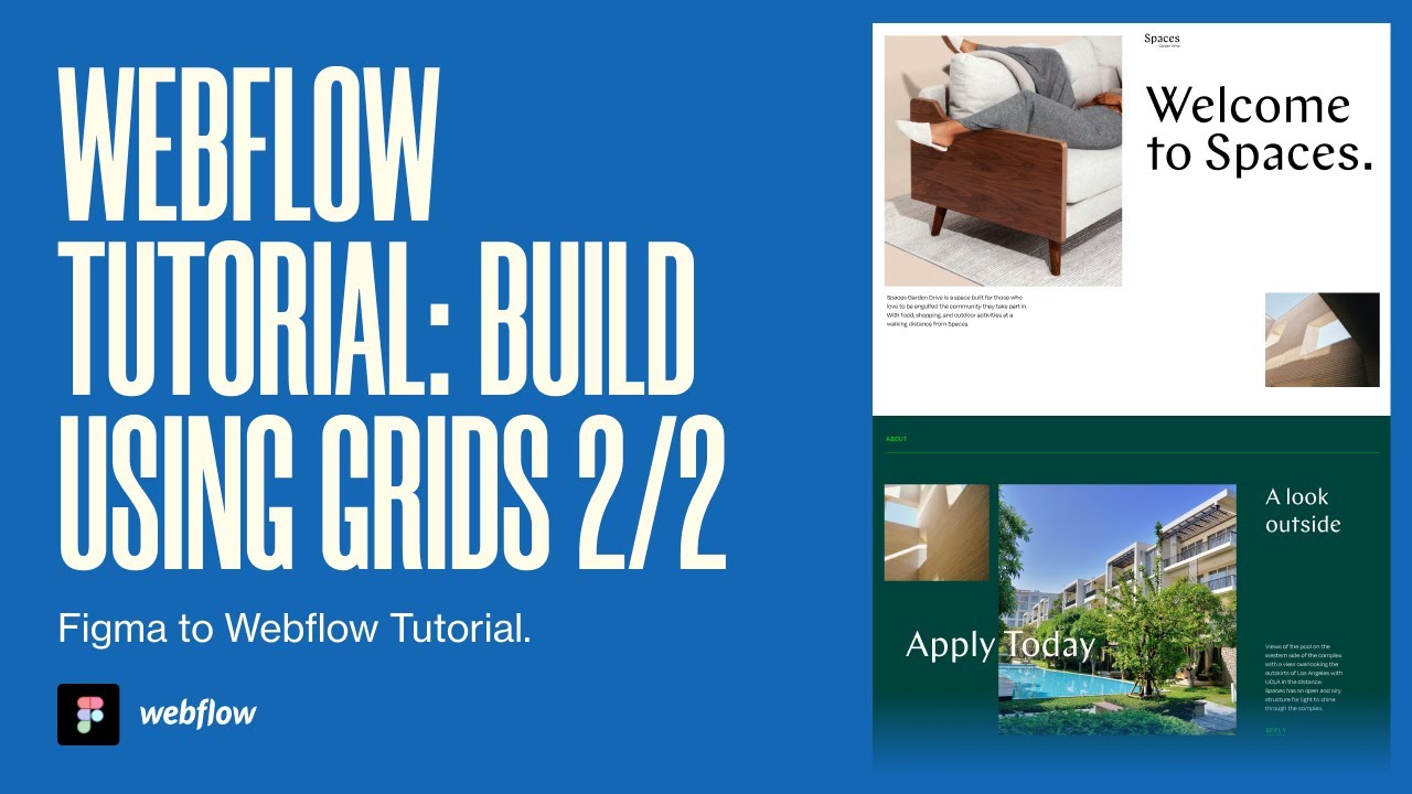 Figma to Webflow 2022: Build a Landing Page in Webflow Using Grids (2/2)