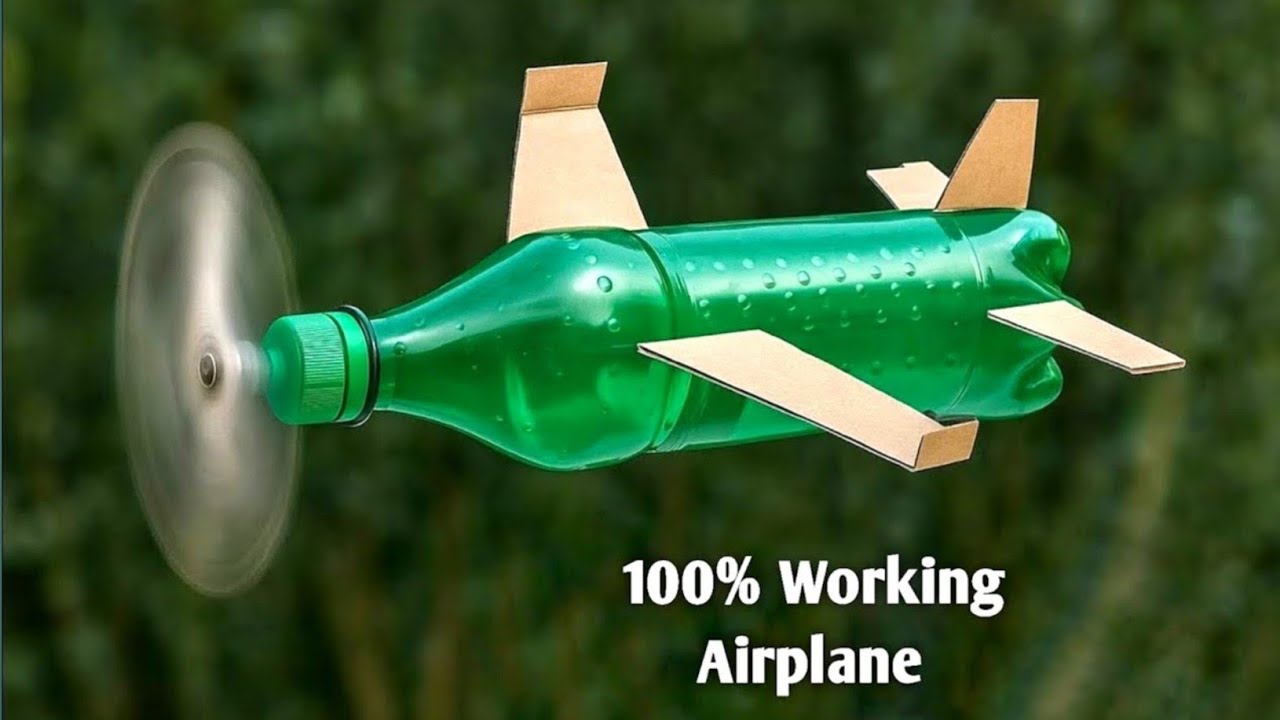 How to make a airplanes from used bottles | Making airplanes from bottles brings unexpected results 