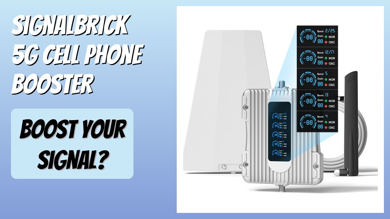 REVIEW (2026): SignalBrick 5G Cell Phone Booster. Features