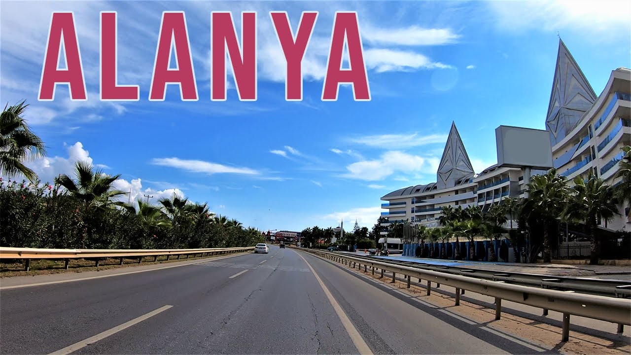 Driving to Alanya City Center