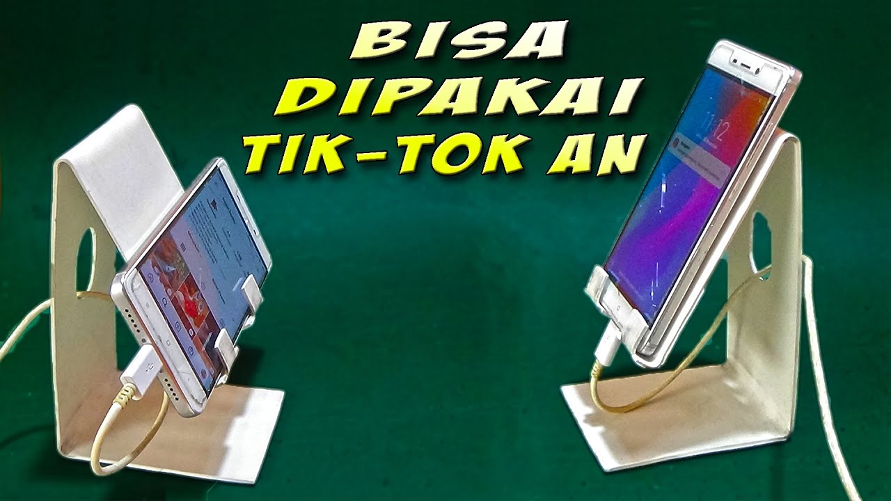 Cara Mambuat Phone Holder Dari Pipa Paralon PVC Bekas