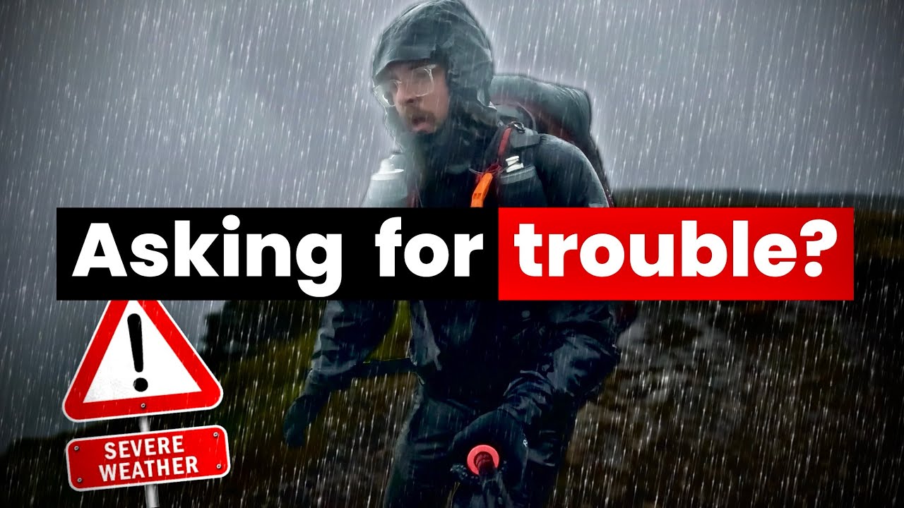 ⚠️❌ STORM CAMPING IN 60+ MPH HEAVY WIND & RAIN ‼️