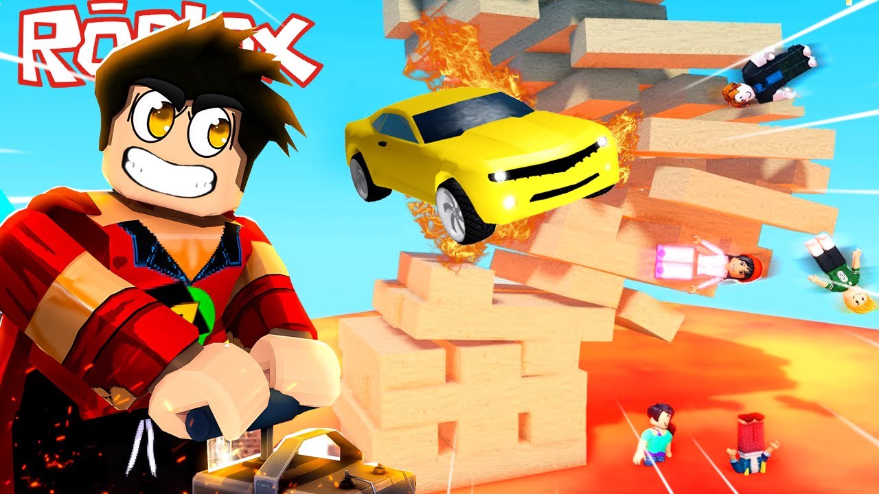 HERKESİ AŞAĞI DÜŞÜR VE OYUNU KAZAN!! 🤣 Roblox Jenga