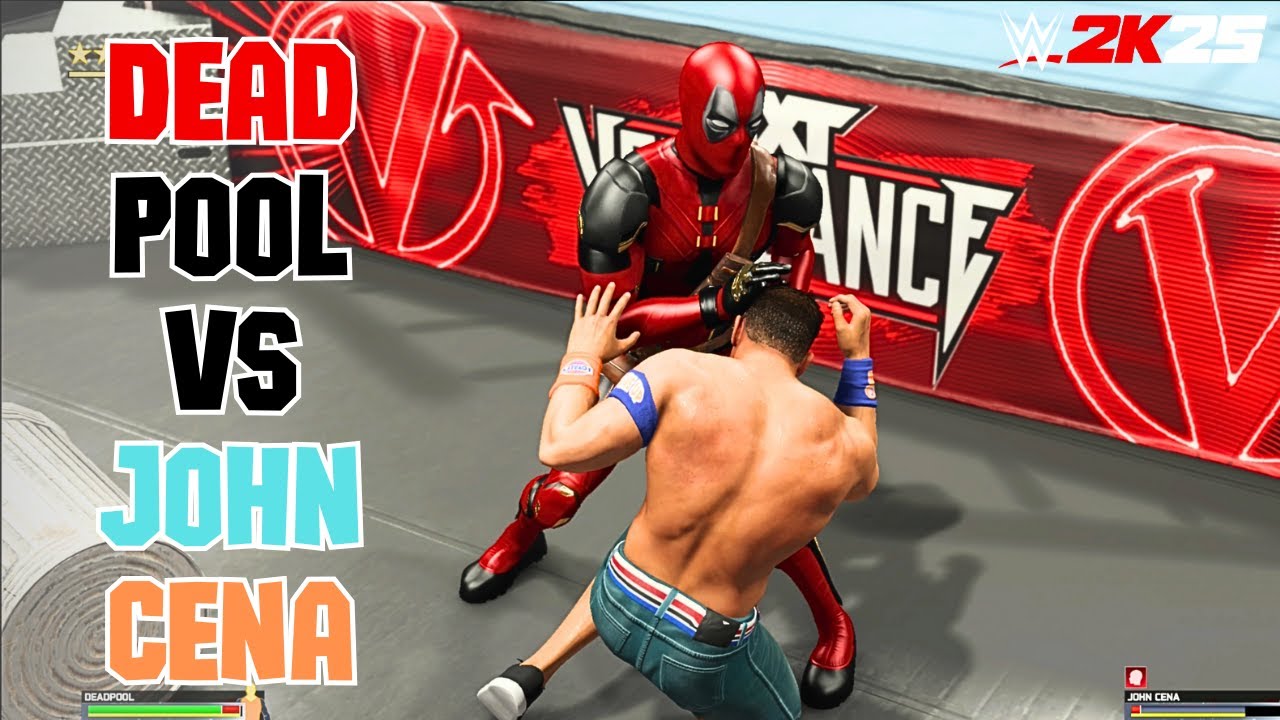 FULL FIGHT DEADPOOL VS JOHN CENA - WWE 2k25 [PS5]