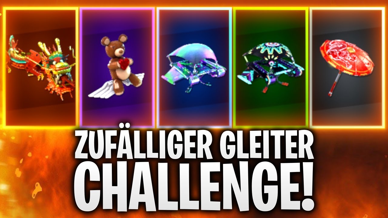 ZUFÄLLIGER GLEITER CHALLENGE! 🏆 | Fortnite: Battle Royale