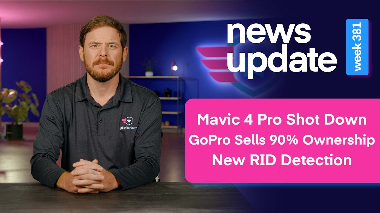Новости дронов: Mavic 4 Pro сбит, GoPro продает 90% акций, новый детектор RID от UAS Sentry