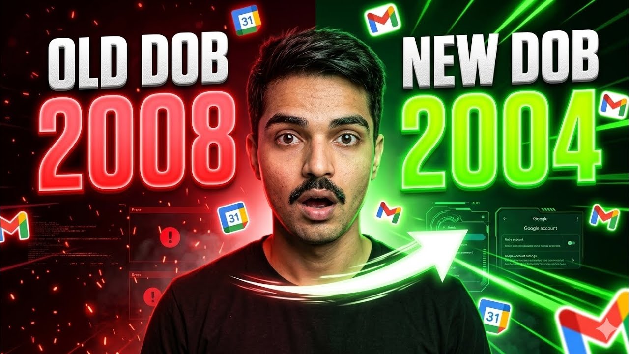 How To Change Gmail DOB 2026 | Gmail Account Date Of Birth Change Kaise Kare
