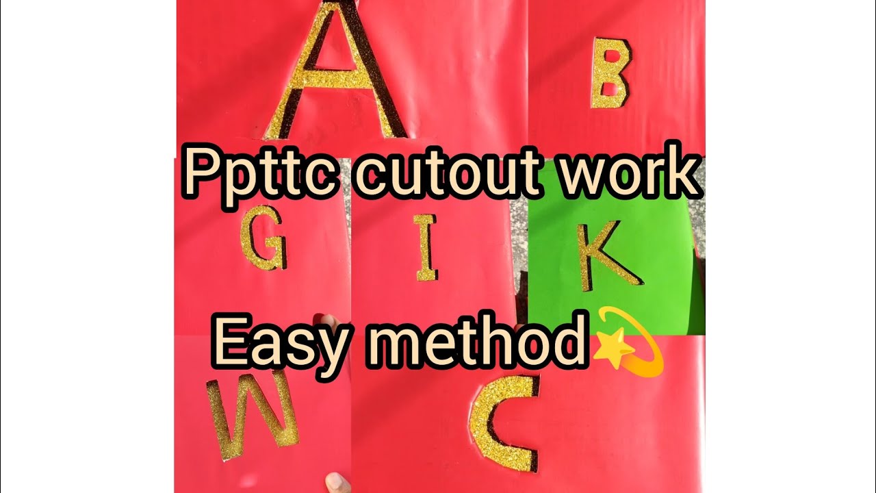 ppttc cutout work tips and tricks😍#ppttc