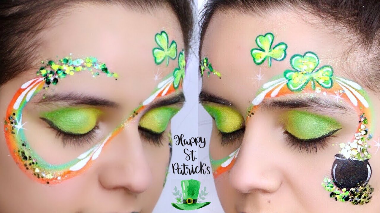 ST. PATRICK'S DAY Face Paint Tutorial