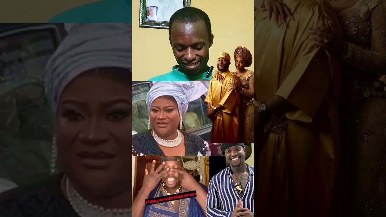 Davido and very dark man at war as very dark man shades his wedding guests